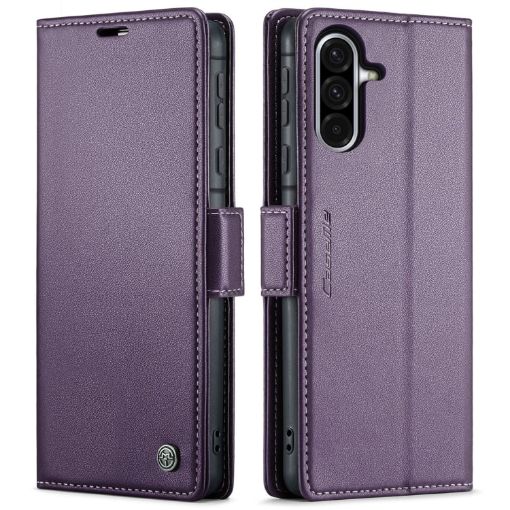 Samsung Galaxy A56 CaseMe 023 Butterfly Buckle Leather Case Purple - 1