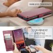 Samsung Galaxy S25 Ultra 5G CaseMe 023 Red Leather RFID Phone Case - 5