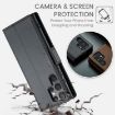 Samsung Galaxy S25 Ultra 5G CaseMe 023 Leather RFID Phone Case Black - 4