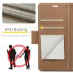 Galaxy Z Fold7 CaseMe 023 Butterfly Buckle RFID Leather Case (Brown) - 9