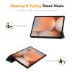 Samsung Galaxy Tab S10+/S9+/S9 FE+ Tri-fold Leather Case with Pen Slot - 3