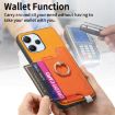 Xiaomi 14 Ultra Yellow Retro Magsafe Leather Card Holder Phone Case - 4