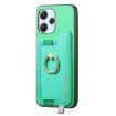 Xiaomi 14 Ultra Green Leather Magsafe Case with Card Holder & Ring - 2