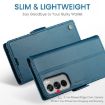 OPPO Reno12 5G CaseMe 023 Butterfly Buckle RFID Leather Case Blue - 5