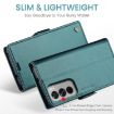 OPPO Reno12 Pro 5G CaseMe 023 Green Leather RFID Phone Case - 5