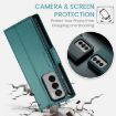 OPPO Reno12 Pro 5G CaseMe 023 Green Leather RFID Phone Case - 6