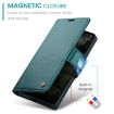 OPPO Reno12 Pro 5G CaseMe 023 Green Leather RFID Phone Case - 7