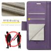 OPPO Reno12 Pro 5G CaseMe 023 Butterfly Buckle RFID Leather Case Purple - 4