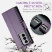 OPPO Reno12 Pro 5G CaseMe 023 Butterfly Buckle RFID Leather Case Purple - 6