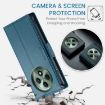 OPPO Reno12 F/12 FS 5G CaseMe 023 Butterfly Buckle Leather Case Blue - 6