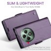 OPPO Reno12 F/12 FS 5G CaseMe 023 Butterfly Leather Phone Case Purple - 5