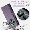 OPPO Reno12 F/12 FS 5G CaseMe 023 Butterfly Leather Phone Case Purple - 6