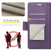 OPPO Reno13 CaseMe 023 Purple Leather Phone Case with RFID & Butterfly Buckle - 5