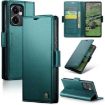 OPPO Reno13 F 4G/5G CaseMe 023 Green Butterfly Leather Phone Case - 1