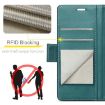 OPPO Reno13 F 4G/5G CaseMe 023 Green Butterfly Leather Phone Case - 5