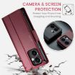 OPPO Reno13 F 4G/5G CaseMe 023 Red Butterfly Leather Phone Case - 4