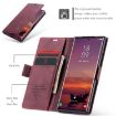 Samsung Galaxy S25 Ultra 5G CaseMe 013 Red Leather Flip Phone Case - 3