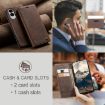 Samsung Galaxy S25 Edge 5G CaseMe 013 Flip Leather Case (Coffee) - 4