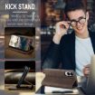 Samsung Galaxy S25 Edge 5G CaseMe 013 Flip Leather Case (Coffee) - 6