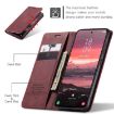 Samsung Galaxy S25 Edge 5G CaseMe 013 Red Leather Flip Phone Case - 3