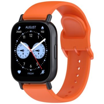 Redmi Watch 5 Active Orange Silicone Band - Pure Color Buckle Strap - 1