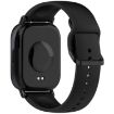 Redmi Watch 5 Active Black Silicone Band - Pure Color Buckle Strap - 2