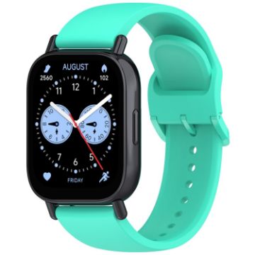 Teal Green Silicone Watch Band for Redmi Watch 5 Active - Pure Color Buckle - 1