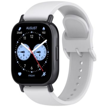 Redmi Watch 5 Lite Silicone Band Coconut Gray - Pure Color Buckle Strap - 1