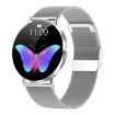 KM88 Smart Watch, 1.32" Color Screen, Bluetooth Call, Health Monitor, Silver - 1
