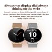 KM88 Smart Watch, 1.32" Color Screen, Bluetooth Call, Health Monitor, Silver - 7