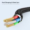 ENKAY ENK-CB170 2m USB C to USB 2.0 B Printer Scanner Cable Nylon Braided - 5