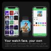 KL08 Smart Watch, 2.04" Color Screen, Bluetooth Call, Silicone Strap, Blue - 8