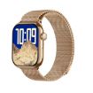 KL08 Smart Watch Gold - 2.04" Color Screen, Milan Steel Strap, Bluetooth Call - 1
