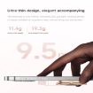 KM66 Smart Watch, 1.75" Color Screen, Bluetooth Call, Gold Silicone Strap - 4
