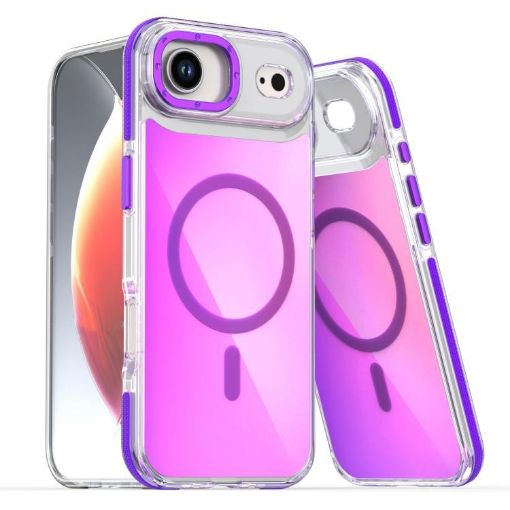 iPhone 17 Air Dual-Color Gradient MagSafe Case - Purple - 1