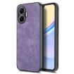 Redmi Turbo 4 Pro Vintage Leather PC Back Cover Case - Purple - 1