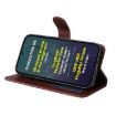 Samsung Galaxy M56 ENKAY Brown Leather Wallet Case with Screen Film - 6