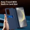 Samsung Galaxy S24 5G Leather Phone Case with Card Slot - Blue - 6