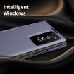 Samsung Galaxy Z Fold4 Leather Case with Card Slot, Smart View Window - 4