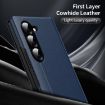 Samsung Galaxy Z Fold5 5G Leather Case with Card Slot - Blue - 2