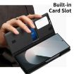 Samsung Galaxy Z Fold5 5G Leather Case with Card Slot - Black - 5