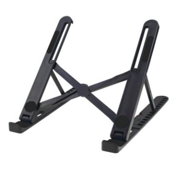 A9 Black Adjustable Height Portable Laptop Foldable Desktop Holder - 1