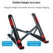 A9 Blue Adjustable Height Portable Laptop Foldable Desktop Holder - 5