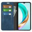 For Honor X6b Retro-skin Magnetic Leather Phone Case - Dark Blue - 4