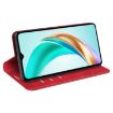 For Honor X6b Retro-skin Magnetic Suction Leather Case - Red - 5