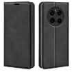 For Honor Magic7 Pro Retro-skin Magnetic Leather Case - Black - 1
