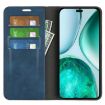 For Honor X8c Retro-skin Magnetic Leather Phone Case - Dark Blue - 4