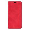 For Honor X8c Retro-skin Magnetic Suction Leather Case - Red - 2