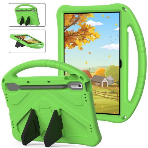 NEC Lavie Tab T11 T1195 Green EVA Shockproof Tablet Case with Holder - 1