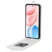 For Honor 400 Global R64 White Leather Phone Case - Vertical Flip Cover - 4